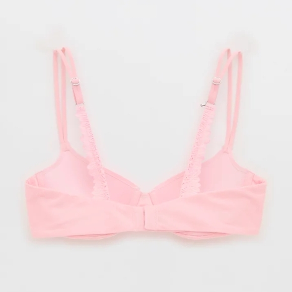 Elegant Pink Women's Bra - Picture 3 of 7